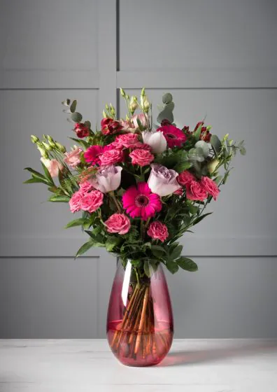 Blush Isla Ombre Vase Arrangement