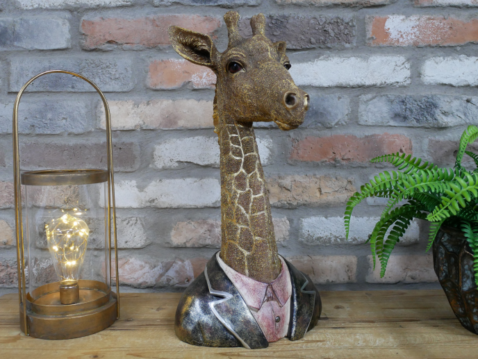 Gentlemen Giraffe Bust
