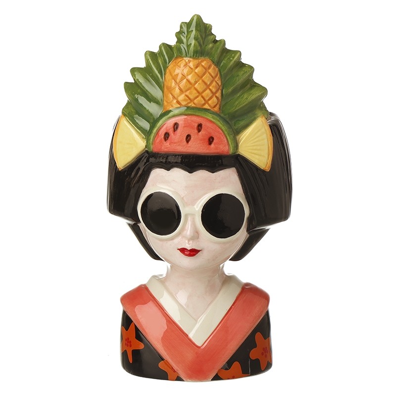 Pineapple Melon Hat Lady