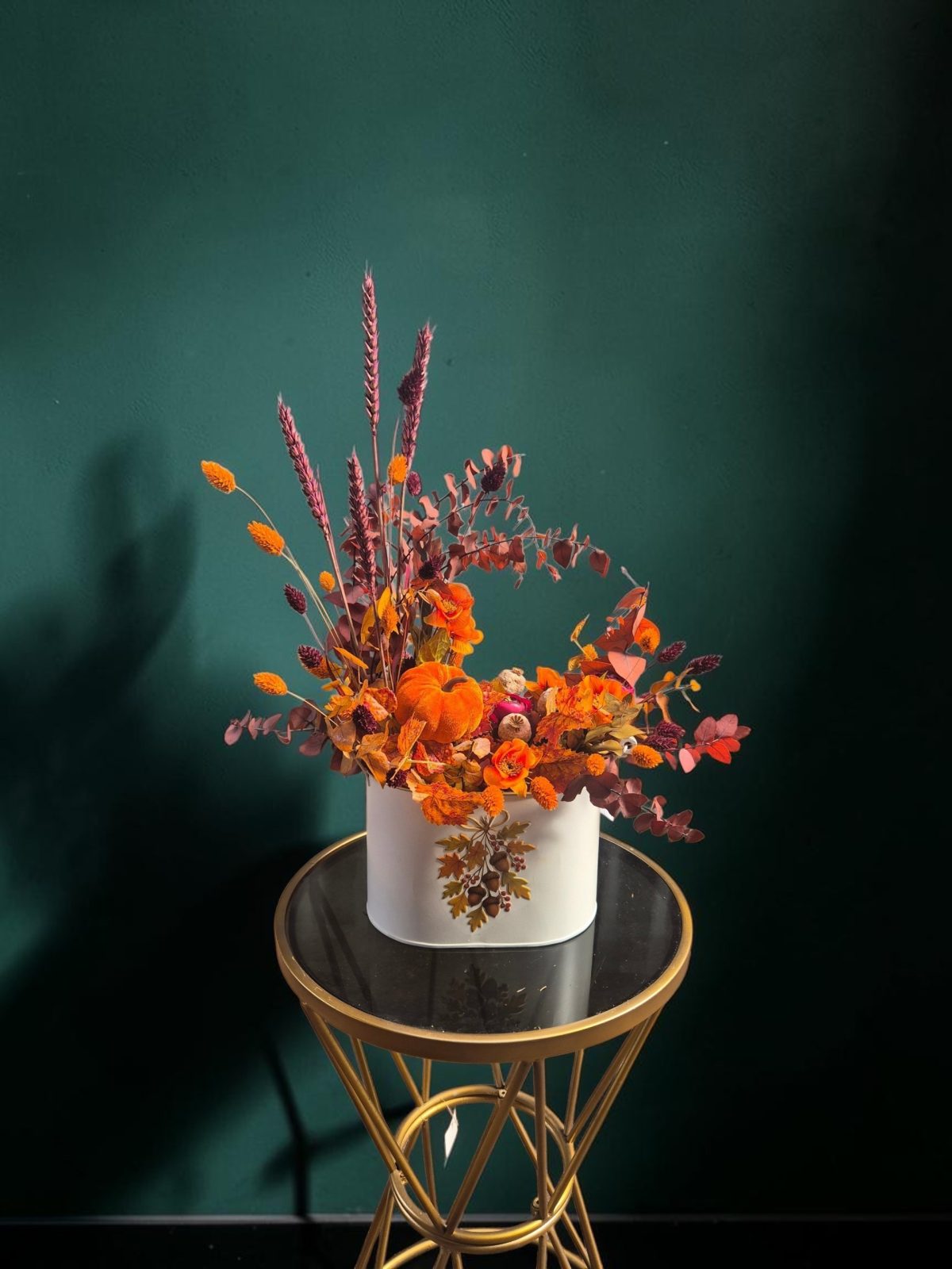 Autumnal Modern Tin Arrangement