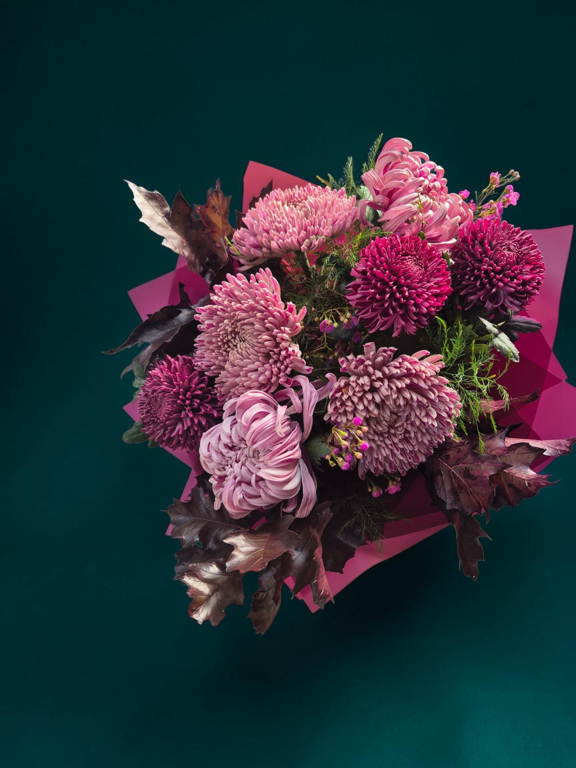 Couture Chrysanthemum Blooms Bouquet