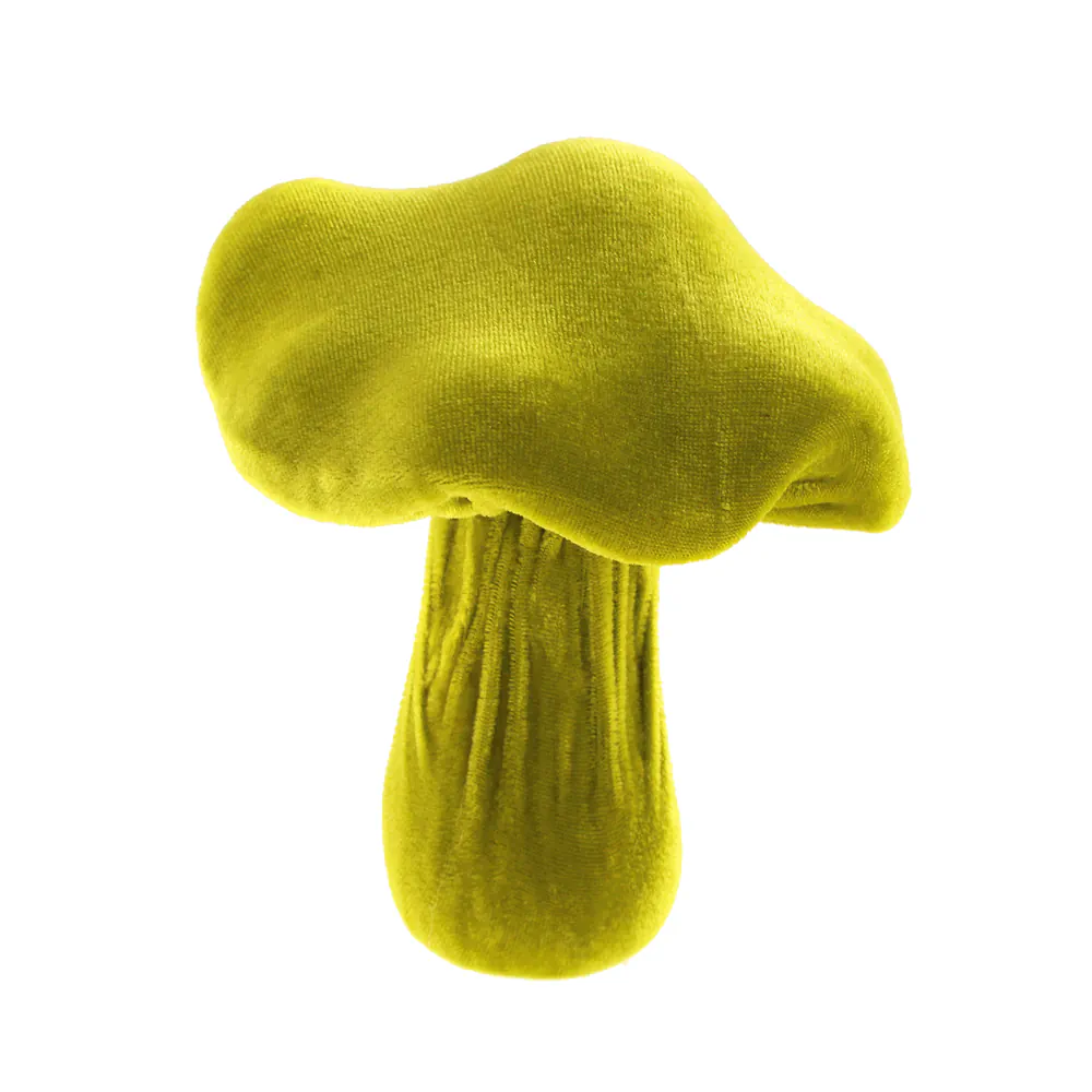15cm Green Velvet Mushroom