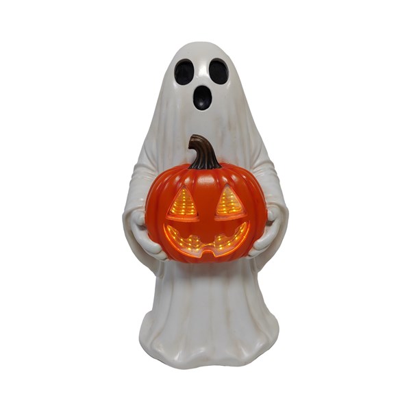 LED Ghost & Pumpkin 20x40cm