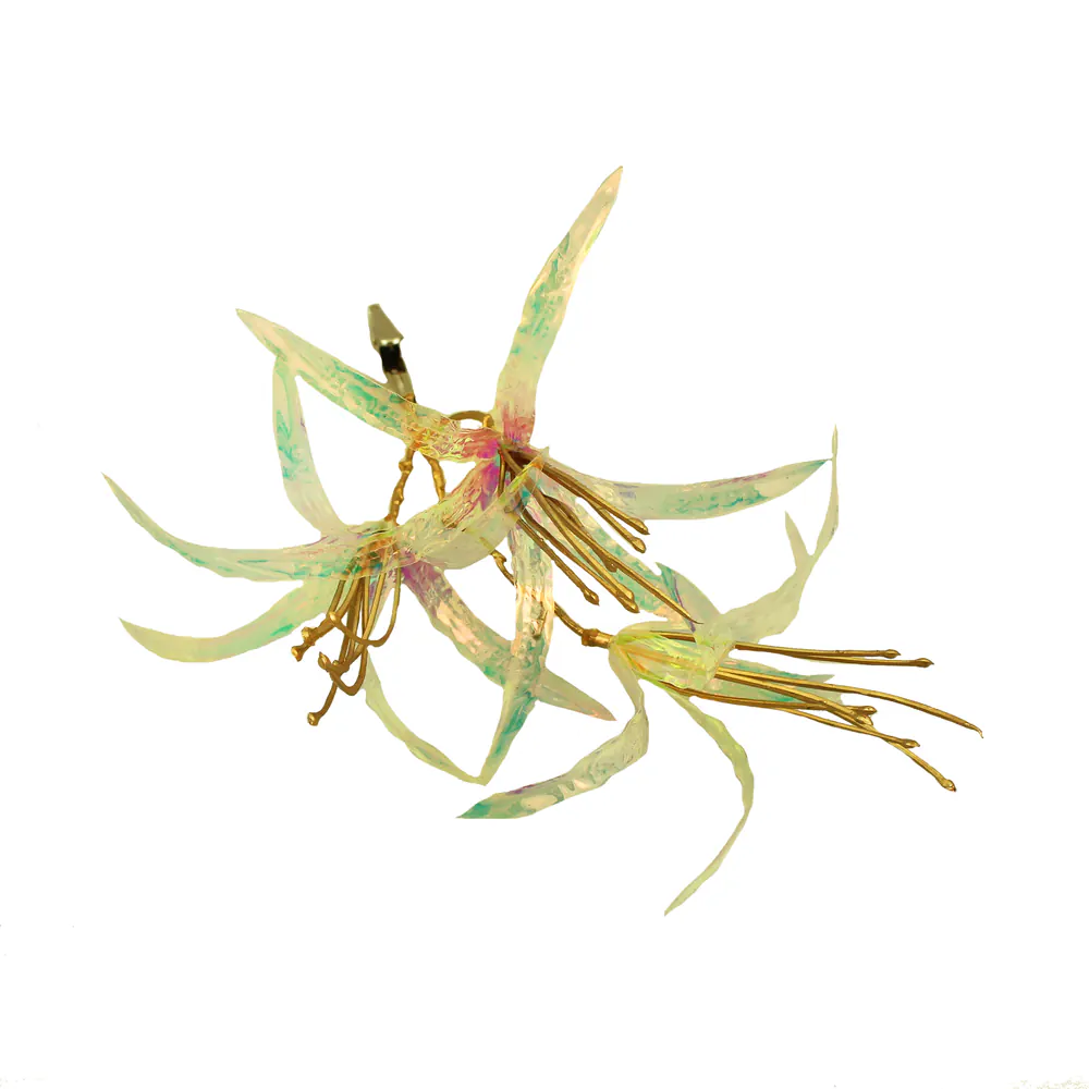 20cm Iridescent Lily Clip